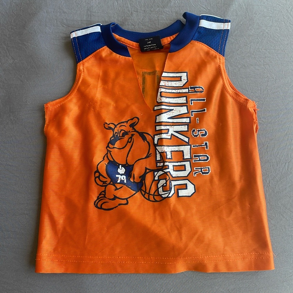 cute baby tee jersey orange